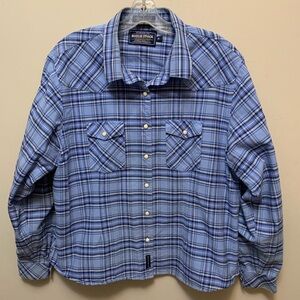 ROUGH STOCK Men's Snap Closure Shirt